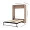Bestar Cielo 60W 59W Full Murphy Bed, Rustic Brown & White 80183-000009 - alternate 8